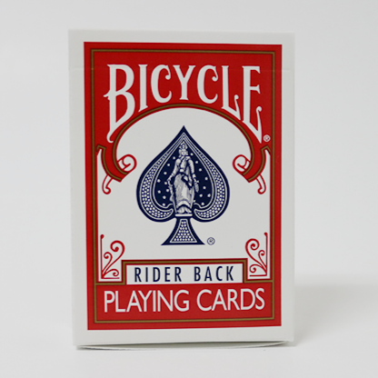 Étui Vide Bicycle Rider Back – Format Poker – Couleur Rouge – Boîte De Protection Pour Cartes à Collectionner