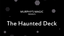 Haunted Deck Bicycle (Blue)