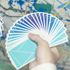 Flexible Gradients Blue Playing Cards by TCC