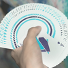 Flexible Gradients Blue Playing Cards by TCC