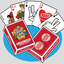 That Deaf Guy RED Cardinal Edition Playing Cards
