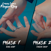 Hanson Chien Presents Crazy Sam's Finger Ring SILVER / SMALL (Gimmick and Online Instructions) by Sam Huang - Trick