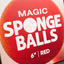 Magic Sponge Balls 1PK RED 6" by Murphy's Magic