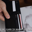 Modern Card to Wallet Insta (Black) by Quiver