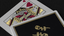 Gold Foil Black Roses Casino