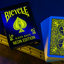 Bicycle Neon Rider Back Yellow-Starburst Deck Playing Cards