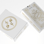 Black Roses White Gold Foil Playing Cards