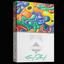 Bicycle Kenny Scharf Purple/Orange Box Set by US Playing Cards