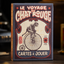 Le Voyage Du Chat Rouge Playing Cards by Stockholm17