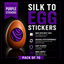 Silk to Egg Stickers (RED) Pack of 70