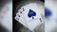 NASA HOLOGRAPHIC FOIL "MEATBALL" LOGO PLAYING CARDS