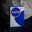NASA HOLOGRAPHIC FOIL "MEATBALL" LOGO PLAYING CARDS