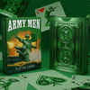 Army Men Playing Cards