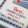 Limited Bee X Cherry (Red) Playing Cards