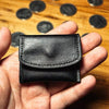 The Cowhide Coin Wallet (Red) by Bacon Magic - Trick