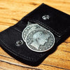 The Cowhide Coin Wallet (Red) by Bacon Magic - Trick