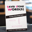 David Stone Words - Book Test