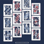 Warriors Of Three Kingdoms (Blue) Playing Cards by YOKAGAME