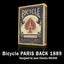 Bicycle Paris Back 1889 Bleu - Édition 2025