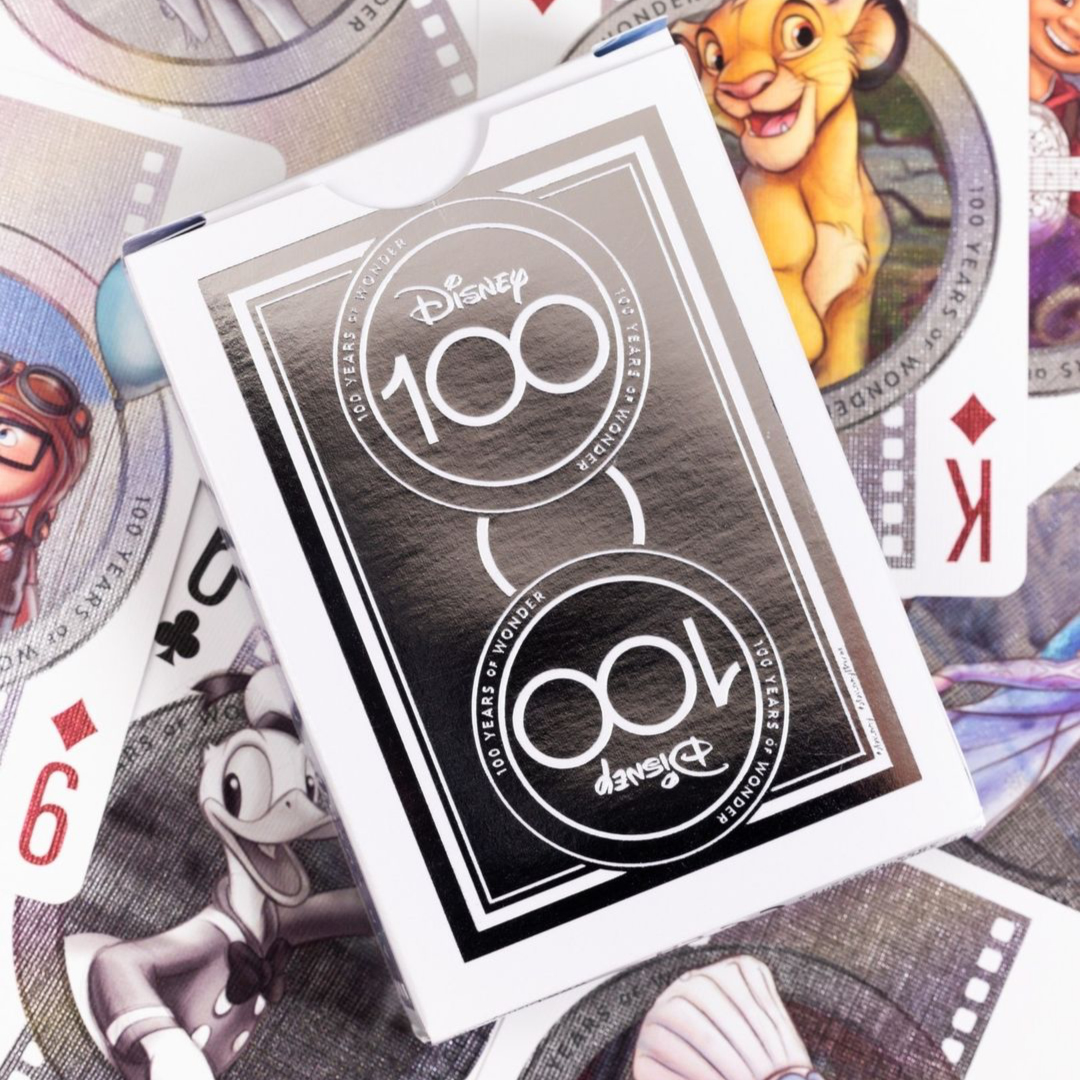 bicycle disney limited edition 100 year anniversary playing cards 2023 Pokemon MEW-EN - Alakazam ex Box PSA 9 Cosmos Holo Promo Set main image 1