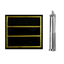 Black Art Table (moving well) - Trick
