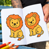 Coloring Book Evolution - Safari Edition
