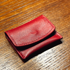 The Cowhide Coin Wallet (Red) by Bacon Magic - Trick