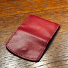 The Cowhide Coin Wallet (Red) by Bacon Magic - Trick