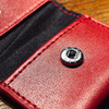 The Cowhide Coin Wallet (Red) by Bacon Magic - Trick