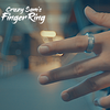 Hanson Chien Presents Crazy Sam's Finger Ring SILVER / SMALL (Gimmick and Online Instructions) by Sam Huang - Trick