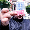 CRAZY HOLE Blue (Gimmick and Online Instructions) by Mickael Chatelain - Trick