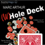 The (W)Hole Deck Red (Gimmicks and Online Instructions) by Marc Arthur and Kozmomagic - Trick