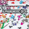 ALPHANUMERIC DECK BLUE by Juan Pablo - Trick