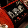 Artisan Engraved Cups and Balls in Display Box by TCC - Trick