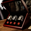 Artisan Engraved Cups and Balls in Display Box by TCC - Trick