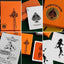 ACE FULTON'S 10 YEAR ANNIVERSARY SUNSET ORANGE PLAYING CARDS