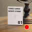 Three Cards Monte Stand BLUE (Gimmicks and Online Instruction) by Jeki Yoo - Trick