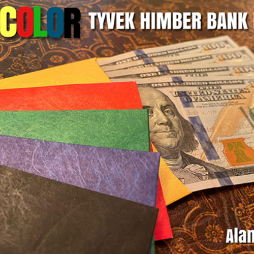 Tyvek Himber Bank Envelope COLOR SET by Alan Wong Trick Magic Dream