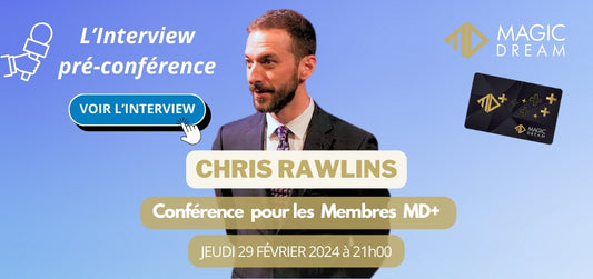 Chris RAWLINS : L'Interview Pré-Conférence !