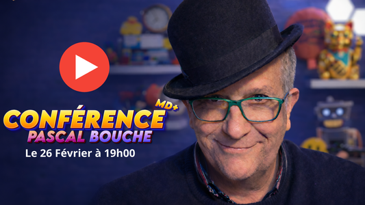 Conférence MD+ Pascal Bouché Jeudi 26 Février à 19h00 😜