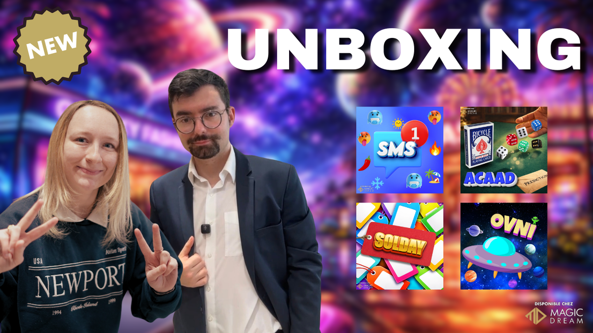 UNBOXING MD : Clarysse découvre les tours de Mathieu Cima avec... Math ...
