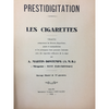 Prestidigitation : Les cigarettes - livre rare