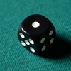 REPLACEMENT DIE BLACK (GIMMICKED) FOR MENTAL DICE by Tony Anverdi - Trick