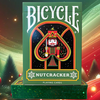 Bicycle Nutcracker (Green Gilded) Playing Cards