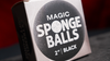 Magic Sponge Balls 4PK BLACK 1" by Murphy's Magic