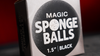 Magic Sponge Balls 4PK BLACK 1" by Murphy's Magic