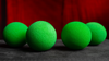 Magic Sponge Balls 4PK GREEN 1" by Murphy's Magic