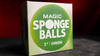 Balles Mousse VERT - Pack de 4 (Magic Sponge Balls)