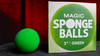 Magic Sponge Balls 4PK GREEN 1" by Murphy's Magic