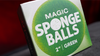 Magic Sponge Balls 4PK GREEN 1" by Murphy's Magic